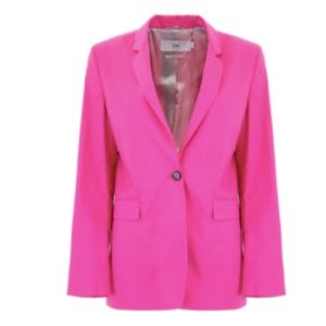 CLOSED Alby Magenta Cotton Blazer Medium